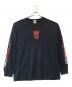 westcoastchoppers（ウエスト・コースト・チョッパーズ）の古着「2003 Front Emblem Flame L/S Tee」｜ブラック