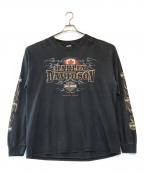 HARLEY-DAVIDSONハーレーダビッドソン）の古着「ロングスリーブカットソー」｜グレー