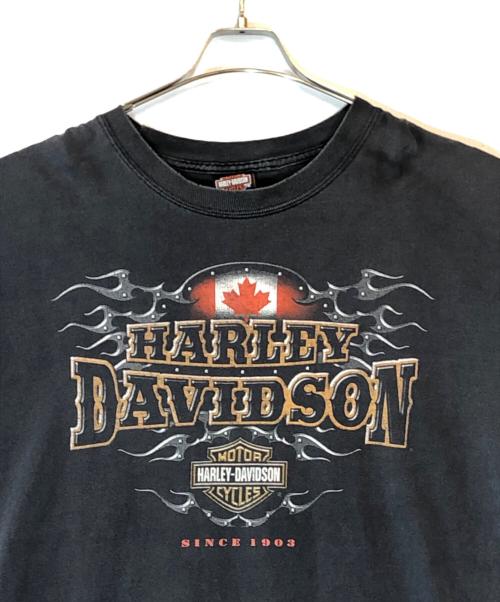 HARLEY-DAVIDSON（ハーレーダビッドソン）HARLEY-DAVIDSON (ハーレーダビッドソン) ロングスリーブカットソー グレー サイズ:XLの古着・服飾アイテム