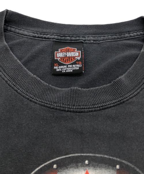 HARLEY-DAVIDSON（ハーレーダビッドソン）HARLEY-DAVIDSON (ハーレーダビッドソン) ロングスリーブカットソー グレー サイズ:XLの古着・服飾アイテム