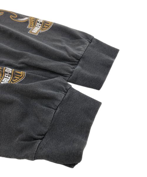 HARLEY-DAVIDSON（ハーレーダビッドソン）HARLEY-DAVIDSON (ハーレーダビッドソン) ロングスリーブカットソー グレー サイズ:XLの古着・服飾アイテム