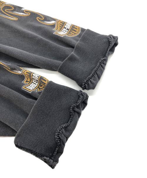 HARLEY-DAVIDSON（ハーレーダビッドソン）HARLEY-DAVIDSON (ハーレーダビッドソン) ロングスリーブカットソー グレー サイズ:XLの古着・服飾アイテム