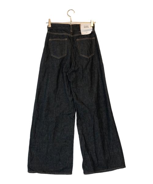 CLANE（クラネ）CLANE (クラネ) TUCK WIDE DENIM PANTS ブラック サイズ:1の古着・服飾アイテム