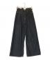 CLANE（クラネ）の古着「TUCK WIDE DENIM PANTS」｜ブラック