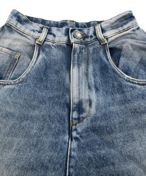 Maison Margiela（メゾンマルジェラ）Maison Margiela (メゾンマルジェラ) スラッシュディテールデニムパンツ ブラック サイズ:36の古着・服飾アイテム