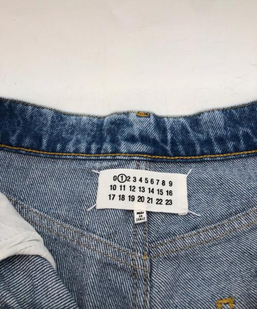 Maison Margiela（メゾンマルジェラ）Maison Margiela (メゾンマルジェラ) スラッシュディテールデニムパンツ ブラック サイズ:36の古着・服飾アイテム
