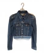 DIESELディーゼル）の古着「ショートデニムジャケット」｜インディゴ