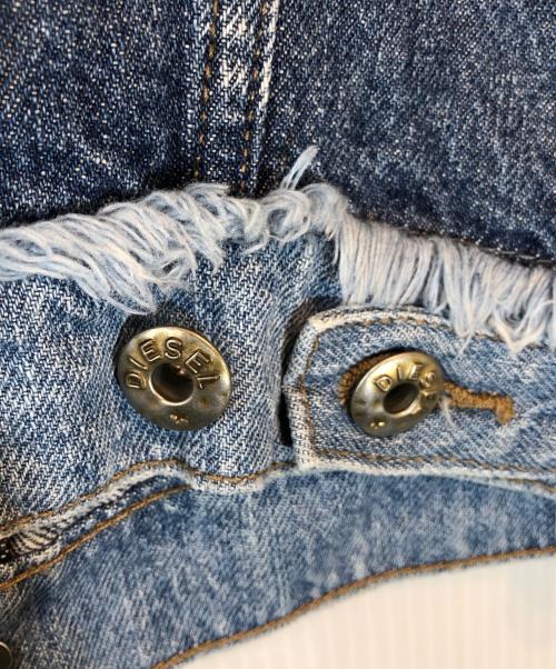 DIESEL（ディーゼル）DIESEL (ディーゼル) ショートデニムジャケット インディゴ サイズ:XSの古着・服飾アイテム