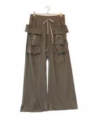 DRKSHDWダークシャドウ）の古着「CREATCH CARGO WIDE DRAWSTRING」｜ブラウン