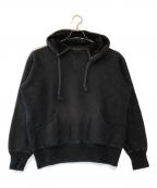POWER WEAR×freewheelersパワーウェア×フリーホイーラーズ）の古着「裏起毛後付けパーカー」｜ブラック