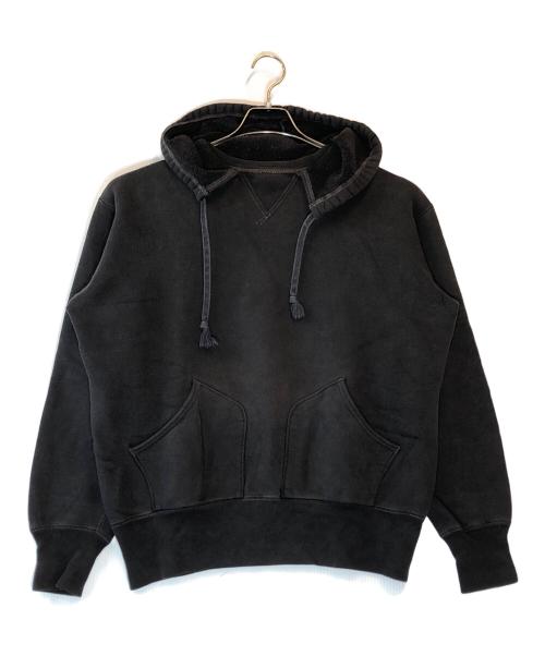 POWER WEAR（パワーウェア）POWER WEAR (パワーウェア) freewheelers (フリーホイーラーズ) 裏起毛後付けパーカー ブラック サイズ:42の古着・服飾アイテム