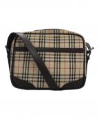 BURBERRYバーバリー）の古着「ノヴァチェックショルダーバッグ」｜ベージュ×ブラウン