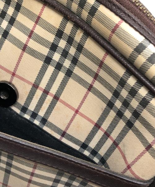 BURBERRY（バーバリー）BURBERRY (バーバリー) ノヴァチェックショルダーバッグ ベージュ×ブラウンの古着・服飾アイテム