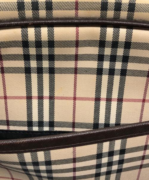 BURBERRY（バーバリー）BURBERRY (バーバリー) ノヴァチェックショルダーバッグ ベージュ×ブラウンの古着・服飾アイテム