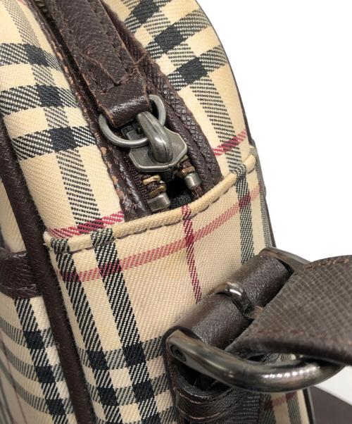 BURBERRY（バーバリー）BURBERRY (バーバリー) ノヴァチェックショルダーバッグ ベージュ×ブラウンの古着・服飾アイテム