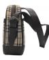 BURBERRY (バーバリー) ノヴァチェックショルダーバッグ ベージュ×ブラウン：18000円