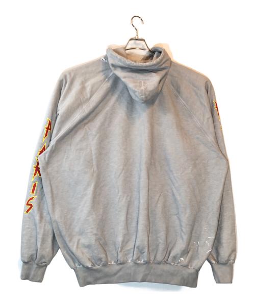 BALENCIAGA（バレンシアガ）BALENCIAGA (バレンシアガ) METAL PRINTED OVERSIZED HOODIE グレー サイズ:２の古着・服飾アイテム