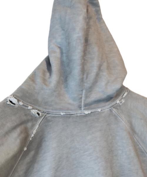 BALENCIAGA（バレンシアガ）BALENCIAGA (バレンシアガ) METAL PRINTED OVERSIZED HOODIE グレー サイズ:２の古着・服飾アイテム