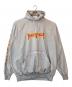 BALENCIAGA（バレンシアガ）の古着「METAL PRINTED OVERSIZED HOODIE」｜グレー