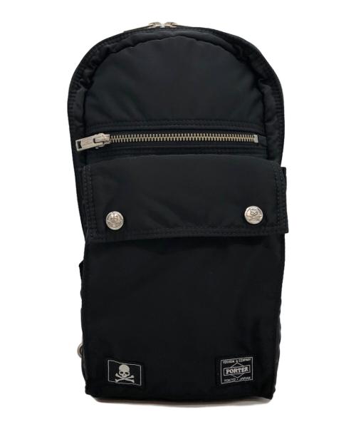 PORTER（ポーター）PORTER (ポーター) Mastermind JAPAN (マスターマインド ジャパン) ワンショルダーバッグ ブラックの古着・服飾アイテム