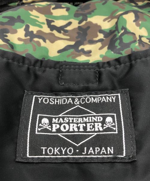 PORTER（ポーター）PORTER (ポーター) Mastermind JAPAN (マスターマインド ジャパン) ワンショルダーバッグ ブラックの古着・服飾アイテム