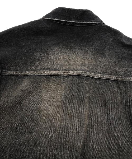 SUPREME（シュプリーム）Supreme (シュプリーム) DISTRESSED SELVEDGE TRUCKER JACKET ブラック サイズ:Mの古着・服飾アイテム