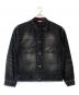 Supreme（シュプリーム）の古着「DISTRESSED SELVEDGE TRUCKER JACKET」｜ブラック
