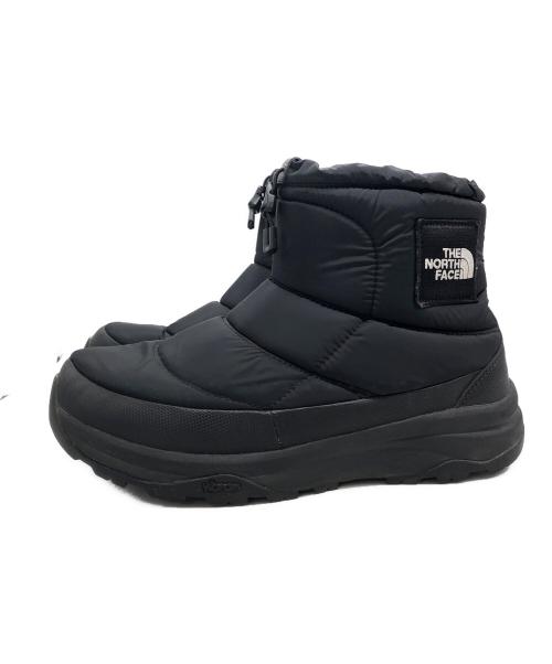 THE NORTH FACE（ザ ノース フェイス）THE NORTH FACE (ザ ノース フェイス) ヌプシ ブーティ ウォータープルーフ ロゴ ショート ブラック サイズ:28cmの古着・服飾アイテム