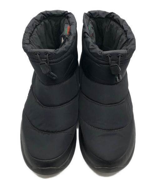 THE NORTH FACE（ザ ノース フェイス）THE NORTH FACE (ザ ノース フェイス) ヌプシ ブーティ ウォータープルーフ ロゴ ショート ブラック サイズ:28cmの古着・服飾アイテム