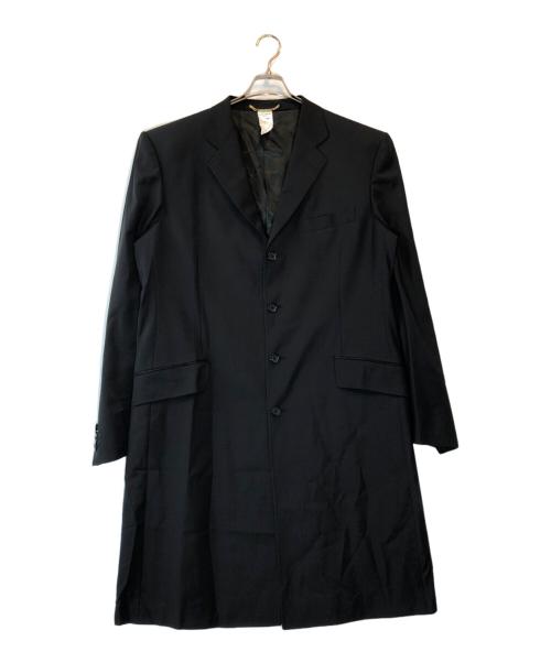 DOLCE & GABBANA（ドルチェ＆ガッバーナ）DOLCE & GABBANA (ドルチェ＆ガッバーナ) チェスターコート ブラック サイズ:56の古着・服飾アイテム