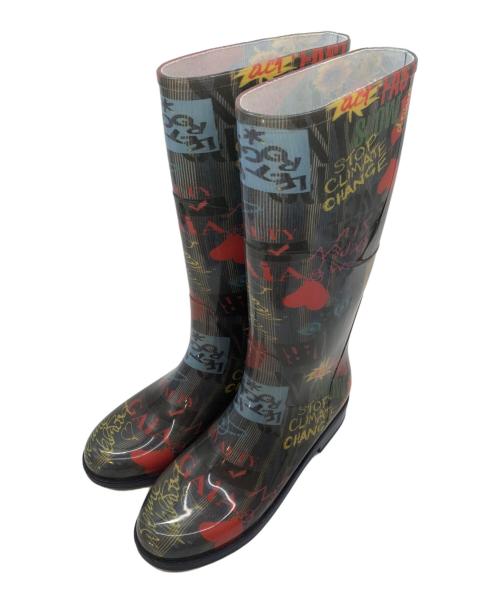 Vivienne Westwood（ヴィヴィアンウエストウッド）Vivienne Westwood (ヴィヴィアンウエストウッド) レインブーツ マルチカラー サイズ:37の古着・服飾アイテム