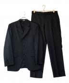 COMME des GARCONS HOMME DEUXコムデギャルソン オム ドゥ）の古着「3Bセットアップスーツ」｜ネイビー