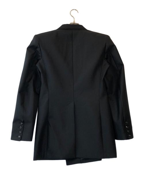 EGON lab（エゴンラボ）EGON LAB (エゴンラボ) EGONIC DOUBLE BREASTED JACKET ブラック サイズ:46の古着・服飾アイテム