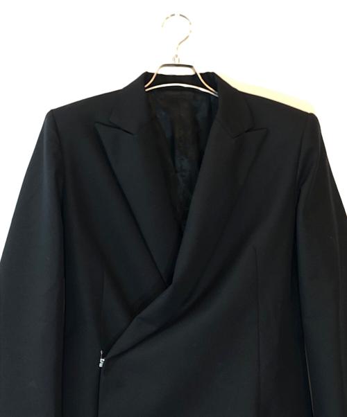 EGON lab（エゴンラボ）EGON LAB (エゴンラボ) EGONIC DOUBLE BREASTED JACKET ブラック サイズ:46の古着・服飾アイテム