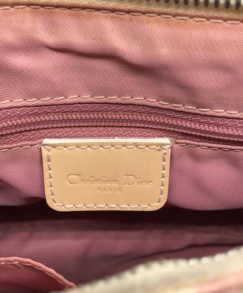 Christian Dior（クリスチャン ディオール）Christian Dior (クリスチャン ディオール) トロッターミニボストンバッグ ピンクの古着・服飾アイテム