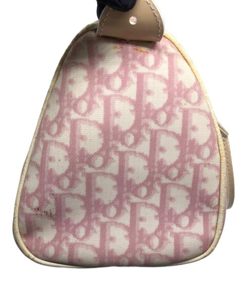Christian Dior（クリスチャン ディオール）Christian Dior (クリスチャン ディオール) トロッターミニボストンバッグ ピンクの古着・服飾アイテム