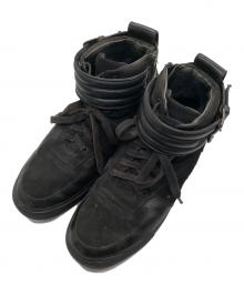 GIVENCHY（ジバンシィ）の古着「ベルクロハイカットスニーカー」｜ブラック