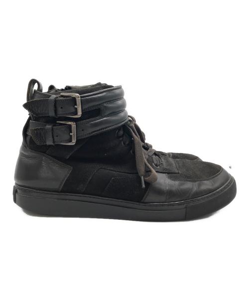 GIVENCHY（ジバンシィ）GIVENCHY (ジバンシィ) ベルクロハイカットスニーカー ブラック サイズ:42の古着・服飾アイテム