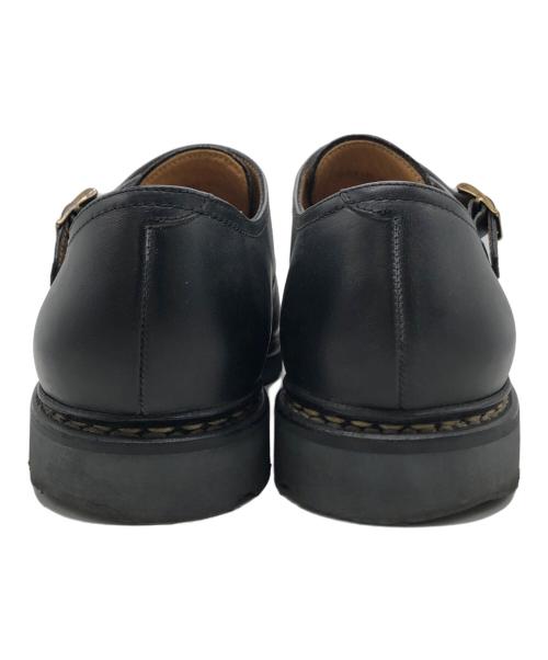 PARABOOT（パラブーツ）PARABOOT (パラブーツ) ダブルモンクストラップシューズ ブラック サイズ:10の古着・服飾アイテム