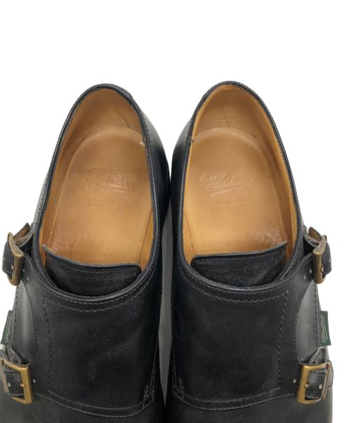 PARABOOT（パラブーツ）PARABOOT (パラブーツ) ダブルモンクストラップシューズ ブラック サイズ:10の古着・服飾アイテム