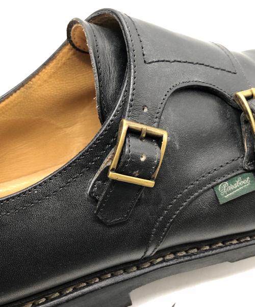PARABOOT（パラブーツ）PARABOOT (パラブーツ) ダブルモンクストラップシューズ ブラック サイズ:10の古着・服飾アイテム
