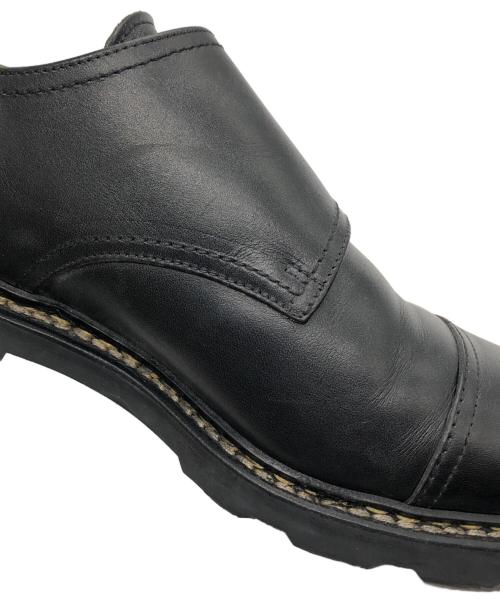 PARABOOT（パラブーツ）PARABOOT (パラブーツ) ダブルモンクストラップシューズ ブラック サイズ:10の古着・服飾アイテム