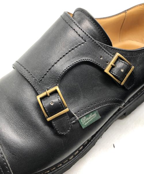PARABOOT（パラブーツ）PARABOOT (パラブーツ) ダブルモンクストラップシューズ ブラック サイズ:10の古着・服飾アイテム