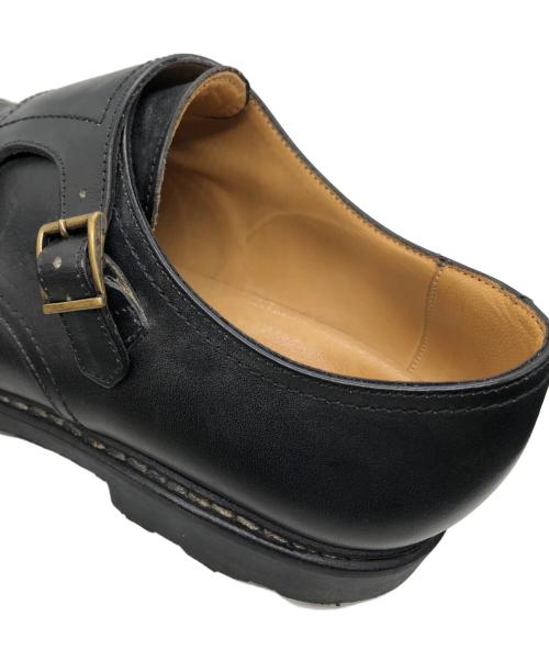 PARABOOT（パラブーツ）PARABOOT (パラブーツ) ダブルモンクストラップシューズ ブラック サイズ:10の古着・服飾アイテム