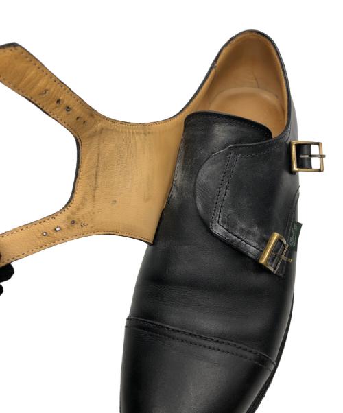 PARABOOT（パラブーツ）PARABOOT (パラブーツ) ダブルモンクストラップシューズ ブラック サイズ:10の古着・服飾アイテム