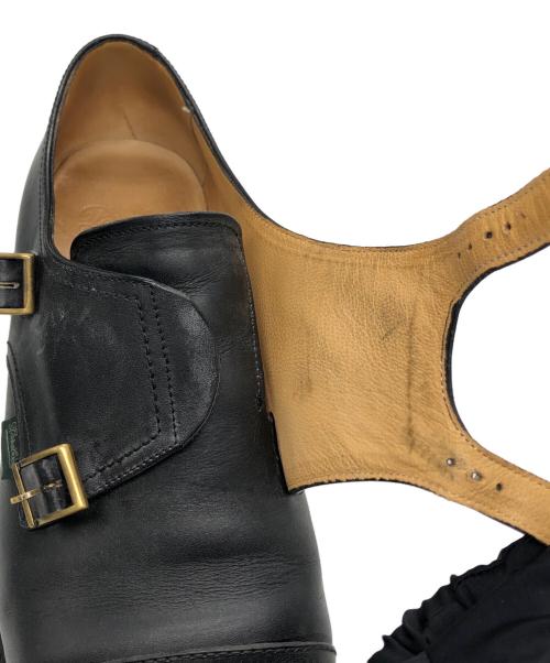 PARABOOT（パラブーツ）PARABOOT (パラブーツ) ダブルモンクストラップシューズ ブラック サイズ:10の古着・服飾アイテム