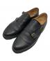 PARABOOT（パラブーツ）の古着「ダブルモンクストラップシューズ」｜ブラック