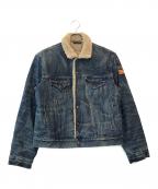 POLO RALPH LAURENポロ・ラルフローレン）の古着「裏ボアデニムジャケット」｜インディゴ