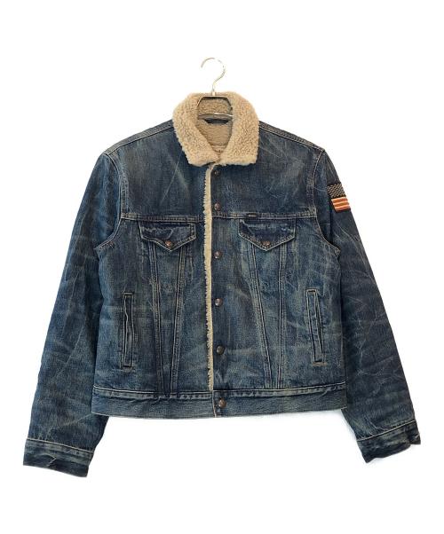 POLO RALPH LAUREN（ポロ・ラルフローレン）POLO RALPH LAUREN (ポロ・ラルフローレン) 裏ボアデニムジャケット インディゴ サイズ:Mの古着・服飾アイテム