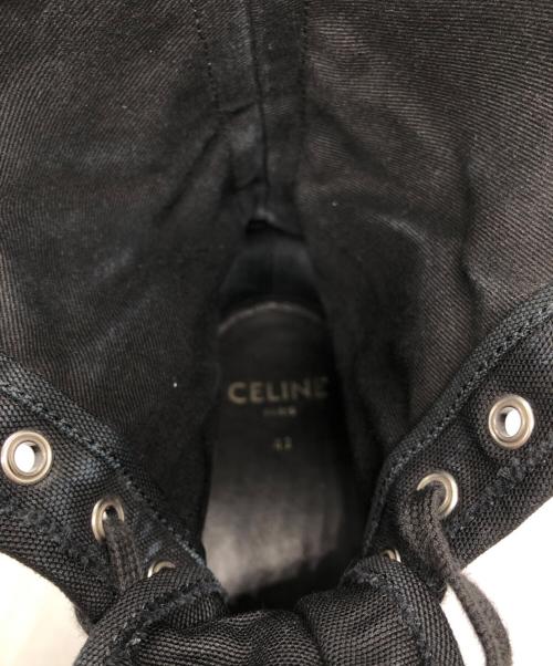 CELINE（セリーヌ）CELINE (セリーヌ) バルキーレースアップシューズ ブラック サイズ:42の古着・服飾アイテム